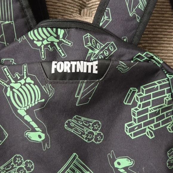 Black and Green Backpack
